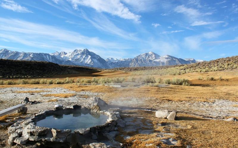 5 Aguas Termales cerca de Mammoth Lakes, California