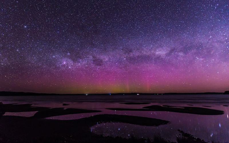 11 lugares increíbles para ver la aurora boreal en Australia y Nueva Zelanda