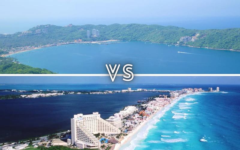 5 Diferencias entre Acapulco y Cancún que debes conocer
