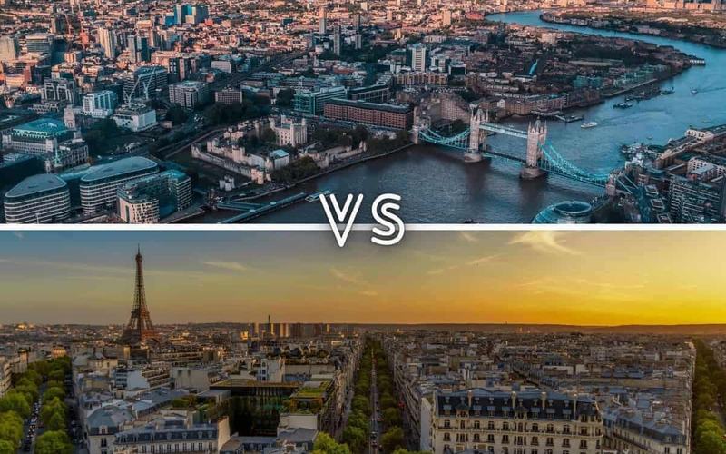 9 Diferencias entre Londres y París que debes conocer