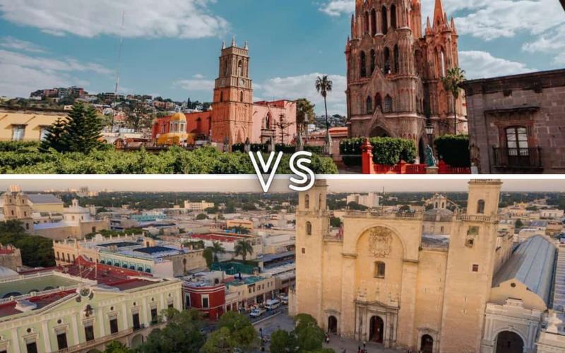 7 Diferencias entre Mérida y San Miguel de Allende