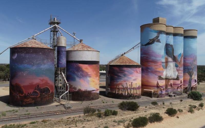 El Arte del camino del Silo que salvó a las ciudades rurales de Australia