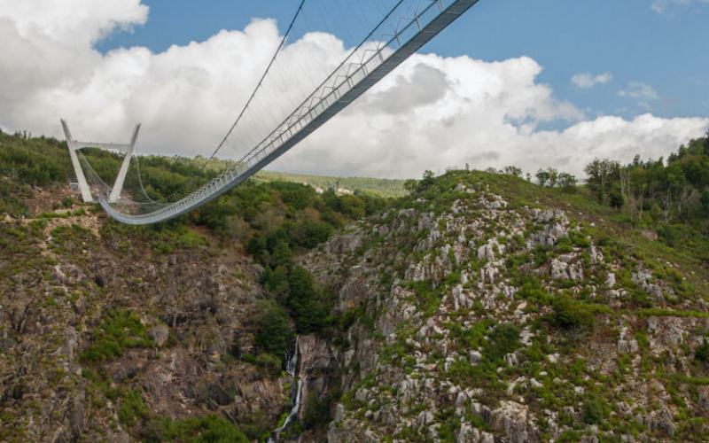 El puente peatonal más largo del mundo esta en Portugal