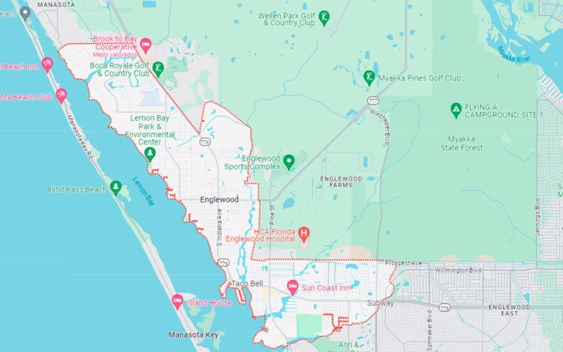 Englewood Florida: Costa Suroeste