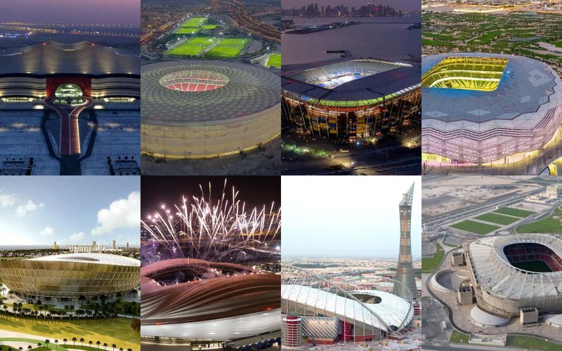 Estadios y ciudades sedes del Mundial de Futbol Qatar 2022