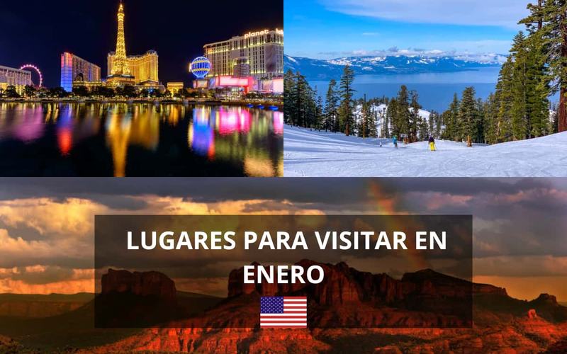 50 Mejores Lugares para Visitar en Enero en Estados Unidos