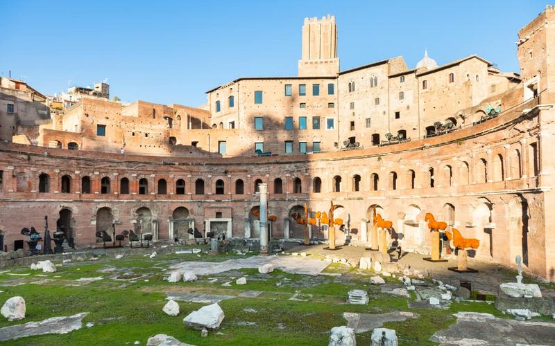 Mercado de Trajano en Roma: Descubre la historia en la Ciudad Eterna