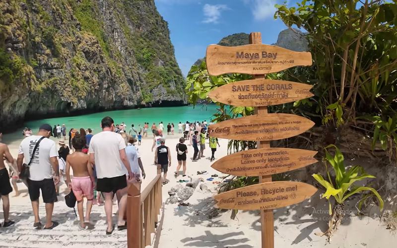 Realidad de Visitar Maya Bay playa más famosa de Tailandia