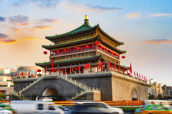 Admira las torres Cosas para hacer en Xi'an en China 3