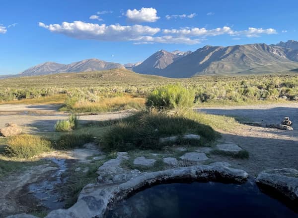 Aguas termales Rock Tub-aguas termales cerca de Mammoth Lakes