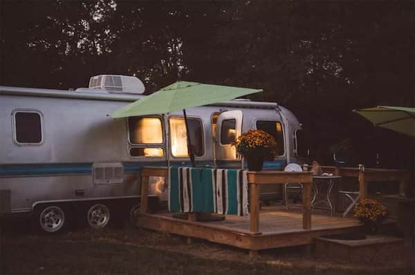 Airstream Glamper en Stillwaters Farm
