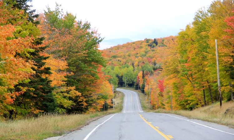 Antigua carretera de Canadá