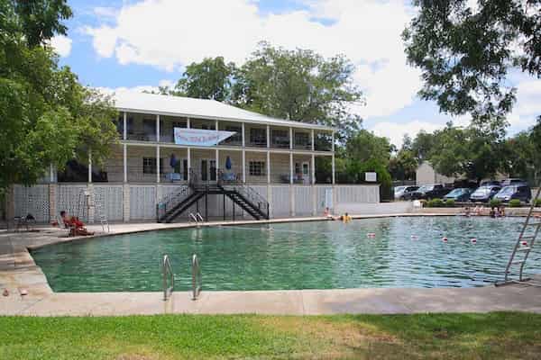 Área de natación del parque Hancock Springs
