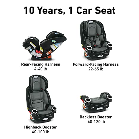 Asiento de automóvil convertible 4 en 1 Graco 4Ever