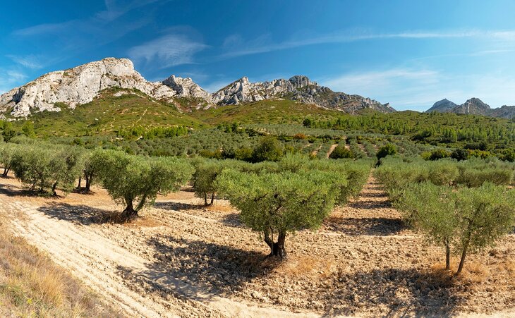 Aureille en las montañas de Les Alpilles