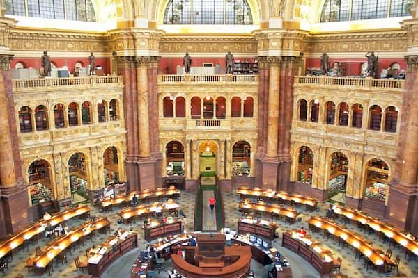 Biblioteca del Congreso-Atracciones turísticas en Washington