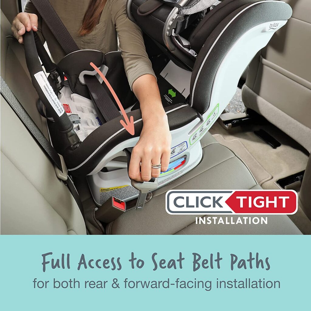 Britax Boulevard ClickTight Asiento de automóvil convertible con barra antirrebote