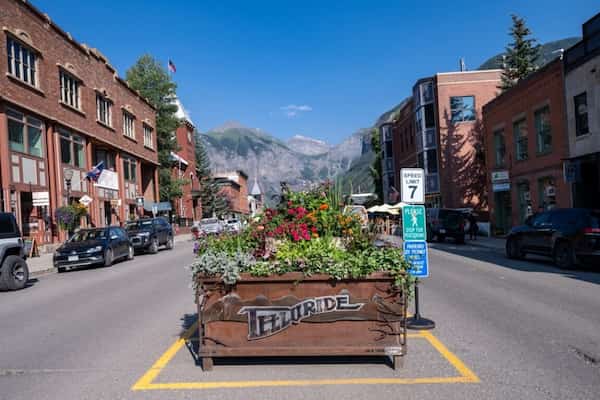 Camine por el centro de Telluride
