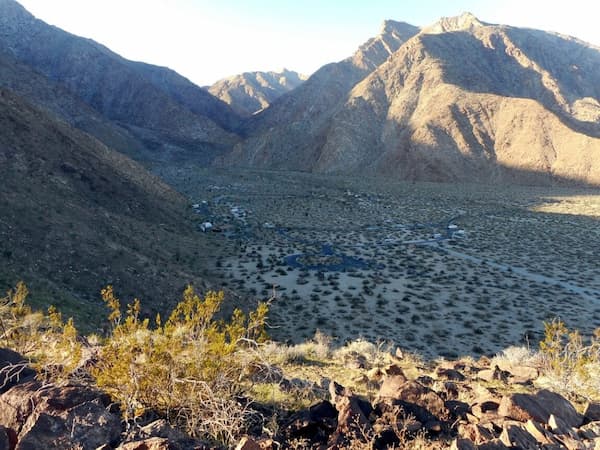 Campamento Borrego Palm Canyon-Acampar en Invierno en California