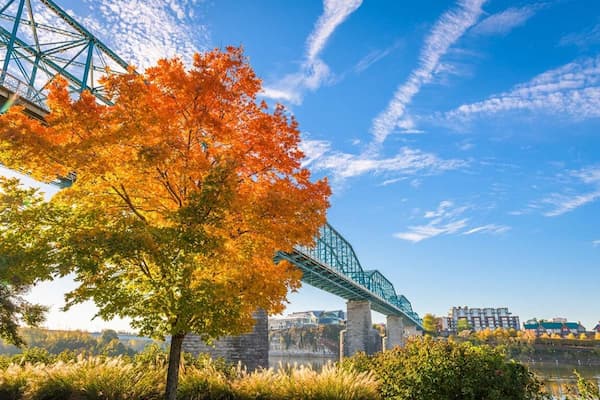Chattanooga-Colores de Otoño en Tennessee