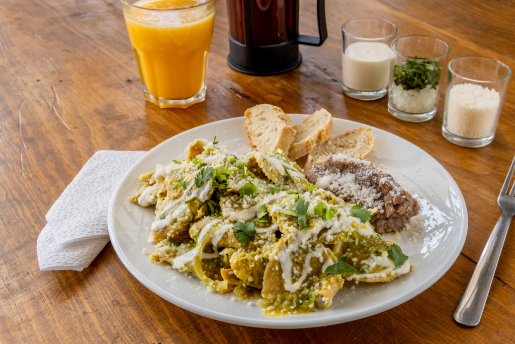Chilaquiles-Comida típica mexicana