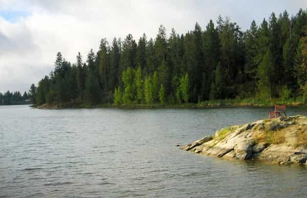 Circuito Medical Lake-rutas de senderismo cerca de Spokane en Washington