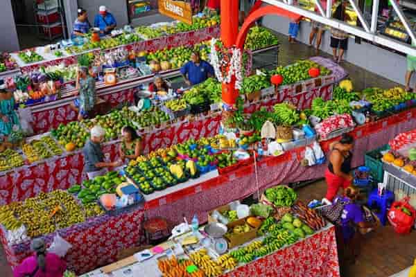 Comer en Tahití