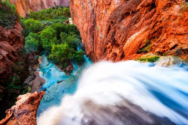 Cómo se llega a las cataratas Havasu