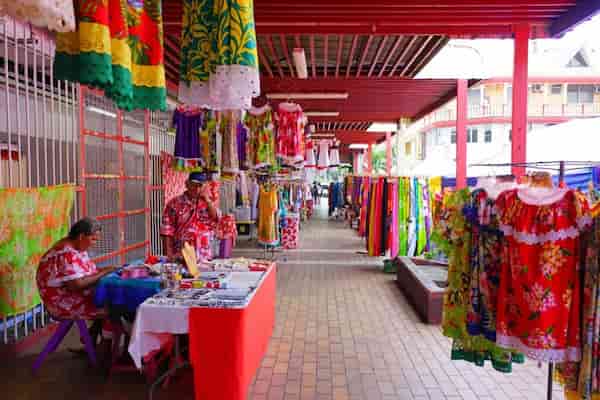 Compras en Tahití