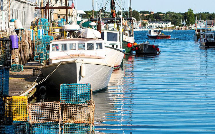 Compras y mariscos en Portland, Maine