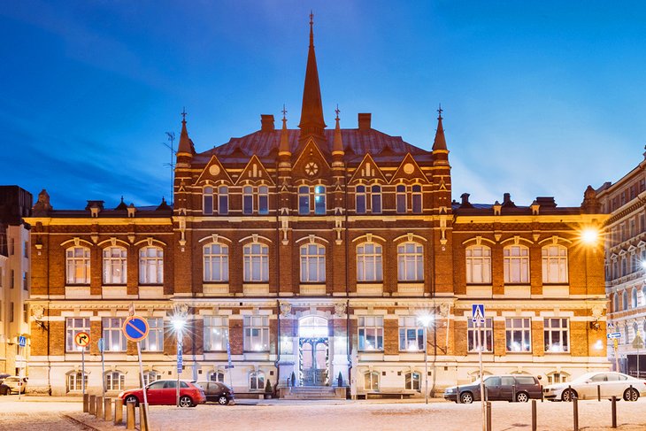Compre y explore en el distrito de diseño de Helsinki