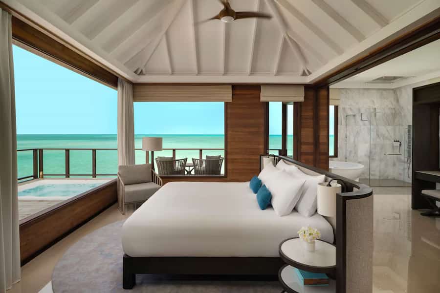 Conrad Maldives Isla Rangali-Villas de playa de las Maldivas