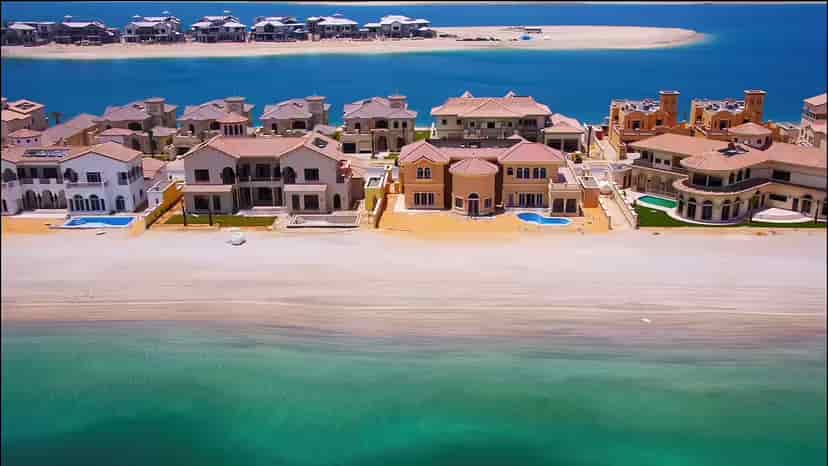 Construcción de Palm Islands