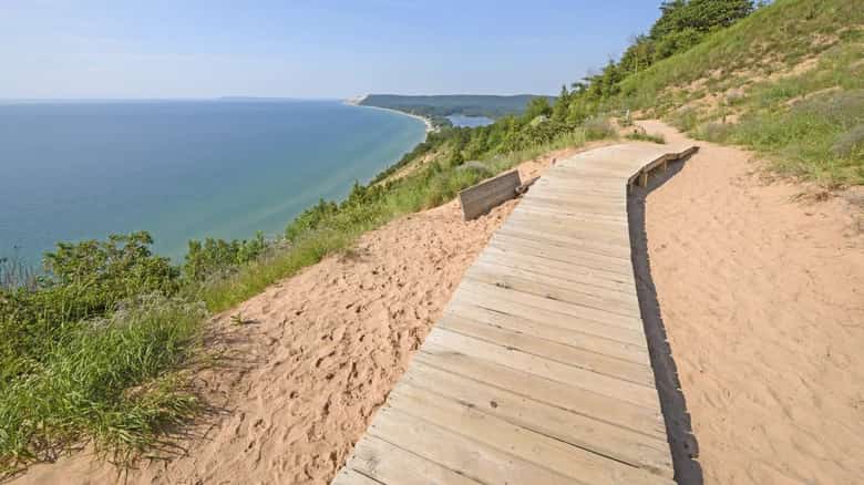 Costa Nacional de Sleeping Bear Dunes, Imperio
