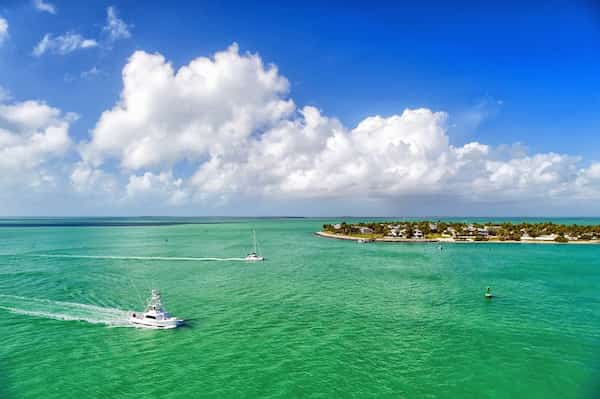 De Miami a Key West en barco