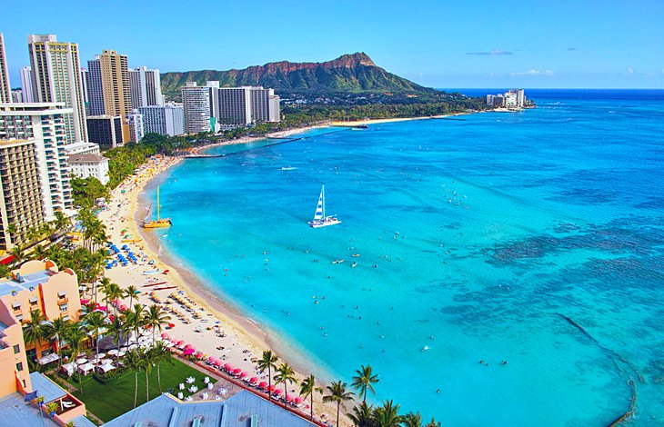 Disfrute de las playas y vistas de Waikiki
