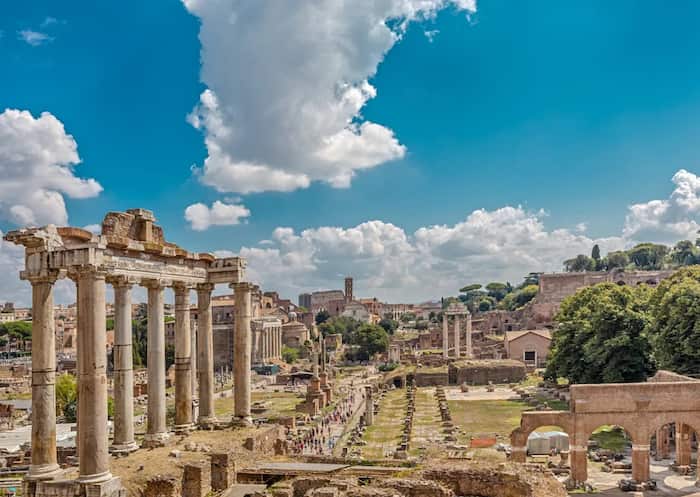 El Foro Romano-Lugares históricos de Roma