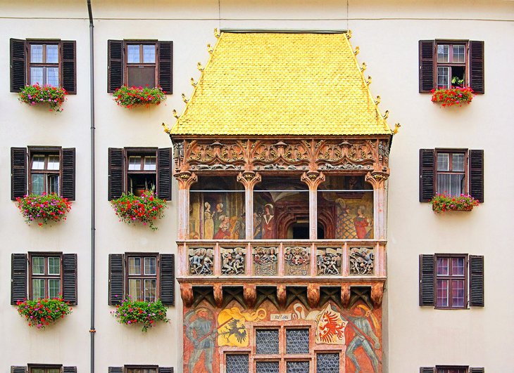 El casco antiguo de Innsbruck y el Tejado Dorado
