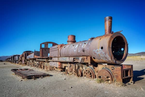 El cementerio de trenes