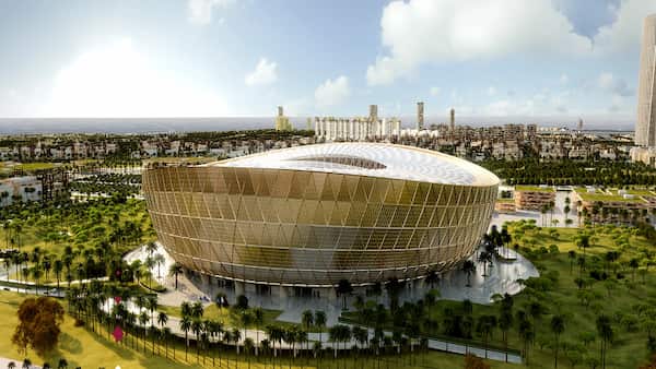 El estadio icónico de Lusail