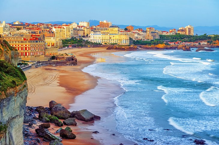 El exclusivo balneario de Biarritz