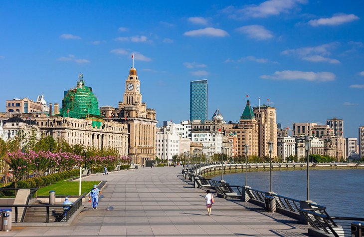 El paseo marítimo de Shanghái el Bund