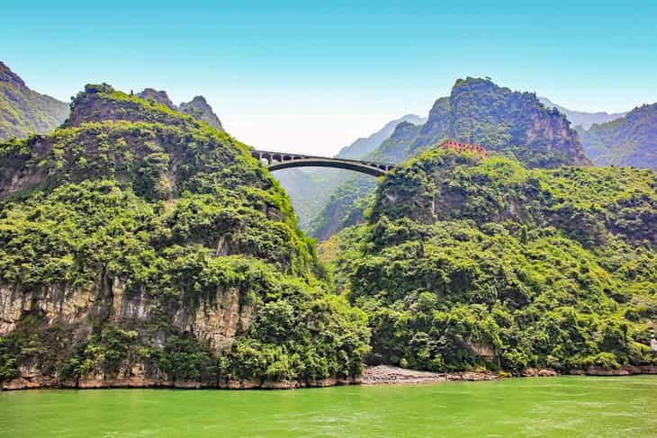 El río Yangtze y las Tres Gargantas