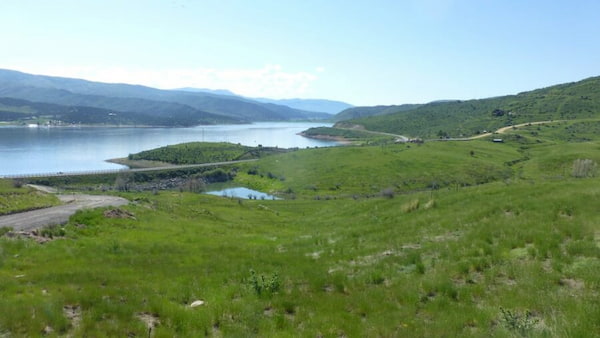 Embalse de Rockport-Acampar en el Lago Utah