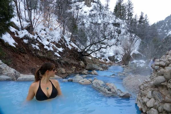 Fuentes termales Diamond Fork (quinta agua)