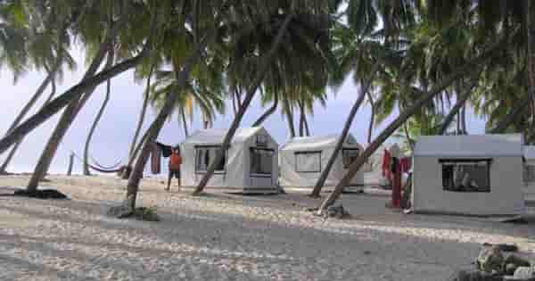 Glamping en tiendas de campaña estilo safari-Isla Half Moon Caye en Belice