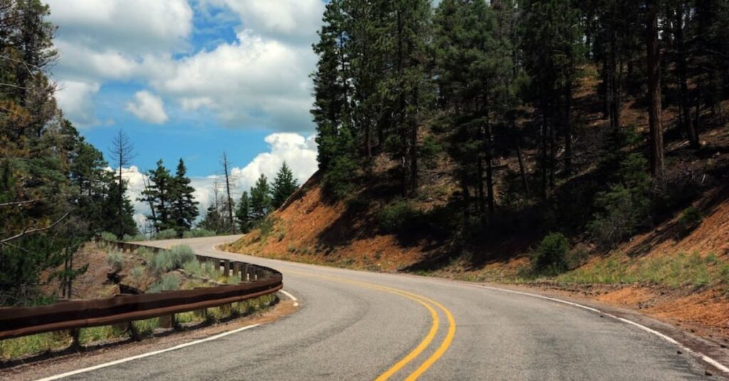 Grandiosa ruta para llegar al Bosque Nacional de Santa Fe