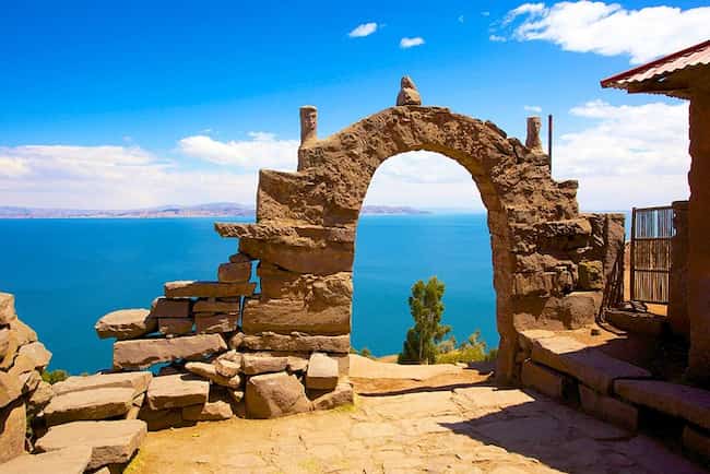 Islas Amantani y Tequile en el lago Titicaca