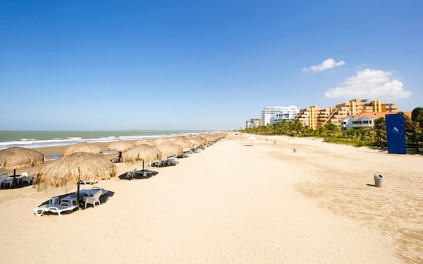 La Boquilla-Playas en Colombia