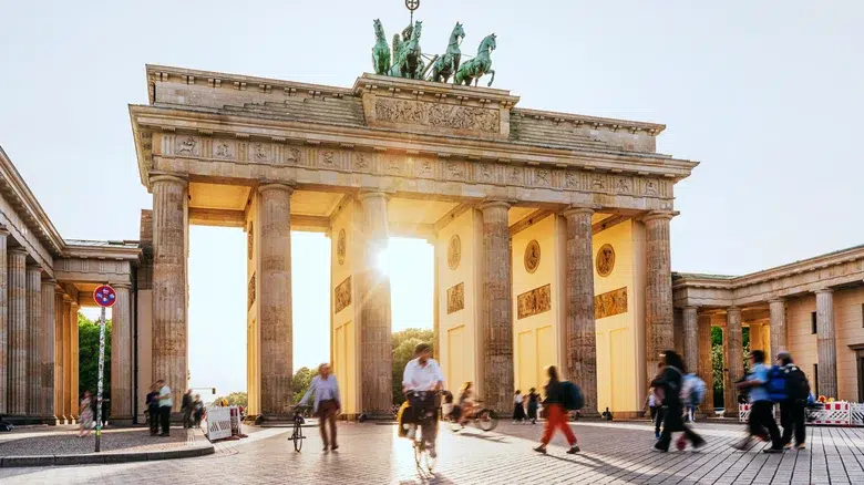 La Puerta de Brandeburgo y el Tiergarten